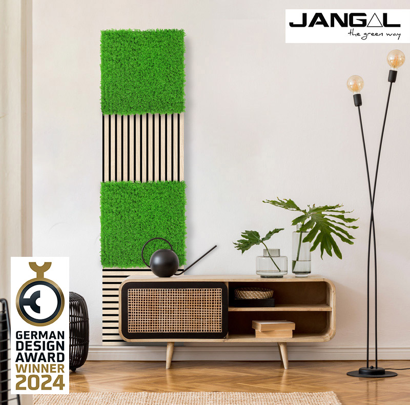 Wandpaneel Jangal Modular Wall 11115 Bright Green Design Grass 52 x 52 cm