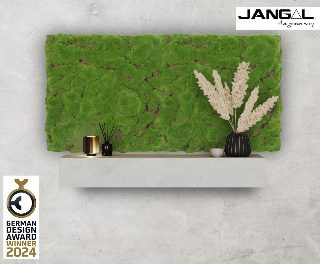 Wandpaneel Jangal Modular Wall 11111 forest green bulk design moos 52 x 52 cm