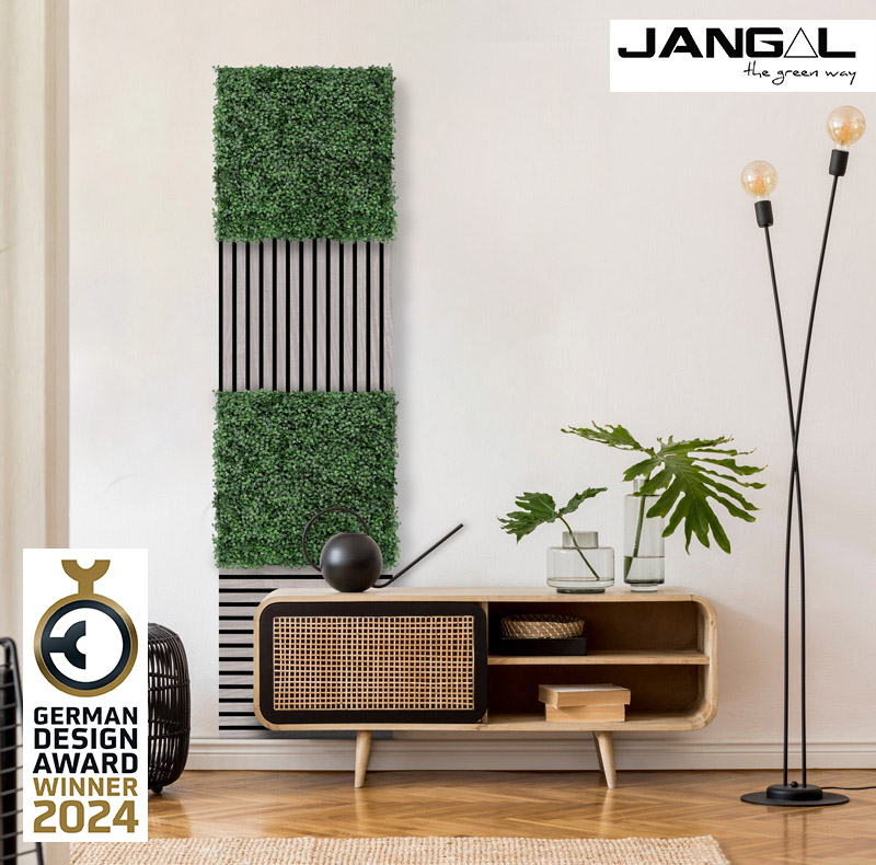 Wandpaneel Jangal Modular Wall 11113 dark green design buxus 52 x 52 cm