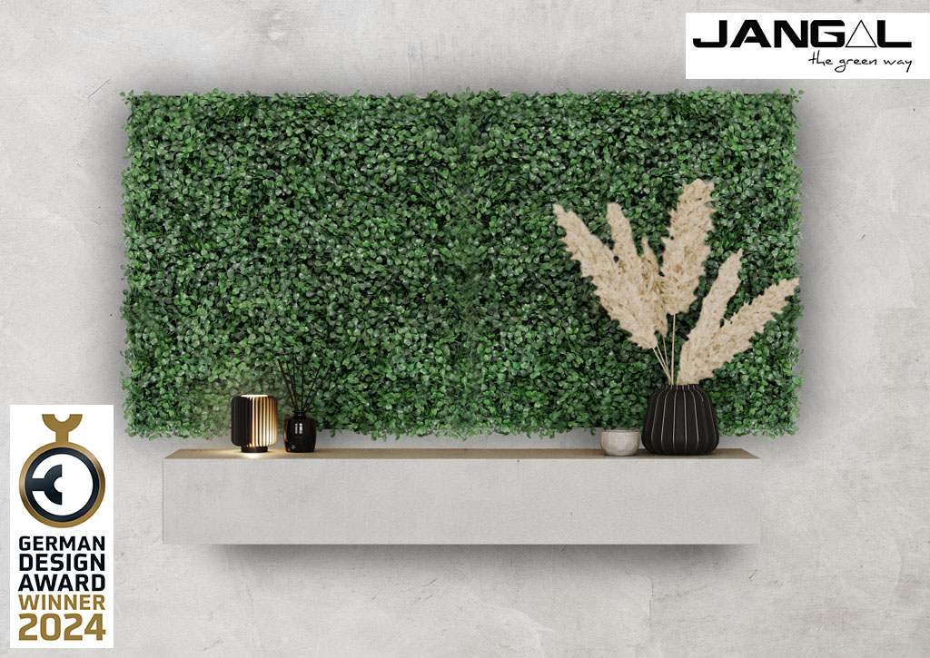 Wandpaneel Jangal Modular Wall 11113 dark green design buxus 52 x 52 cm