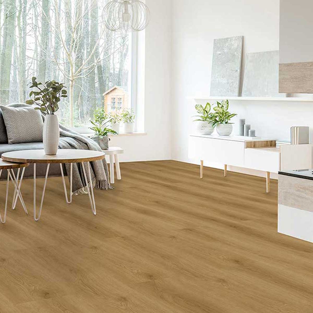 Click-Vinyl CHECK comfort 2511 Albera Eiche Lang- und Breitdiele inkl. Trittschall (Kork)