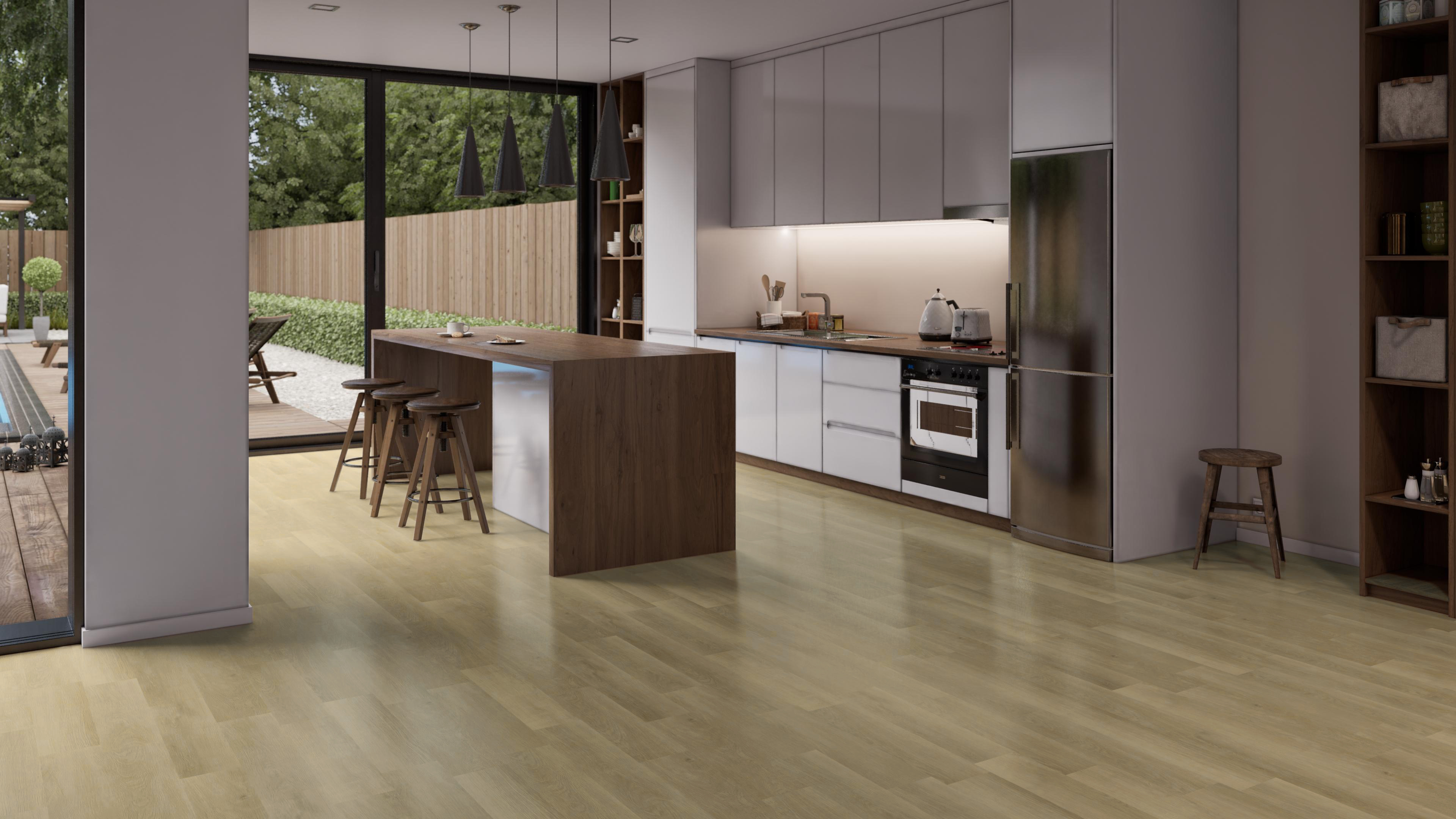 Click-Vinyl CHECK One 2074 Prenzlau Eiche Breitdiele inkl. Trittschall Premium