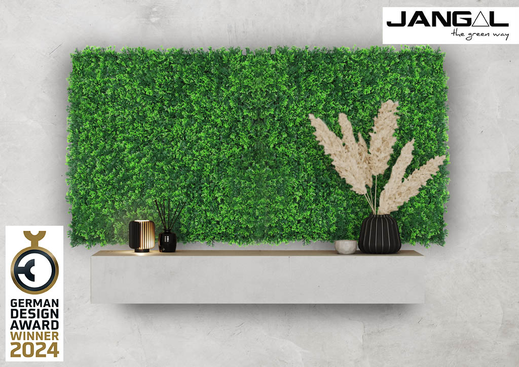 Wandpaneel Jangal Modular Wall 11120 Mixed Green Design Grass 52 x 52 cm